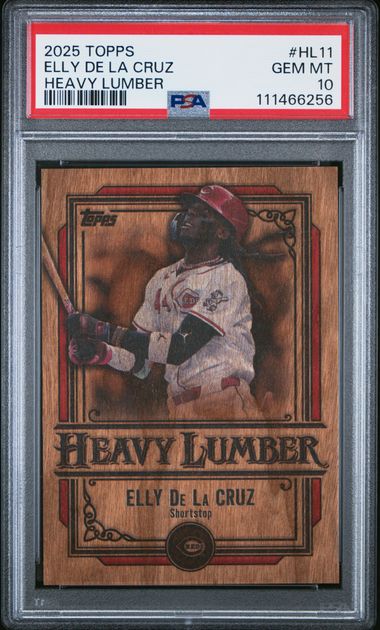 2025 Topps Heavy Lumber Elly De La Cruz #Hl11 Gem Mt 10 front