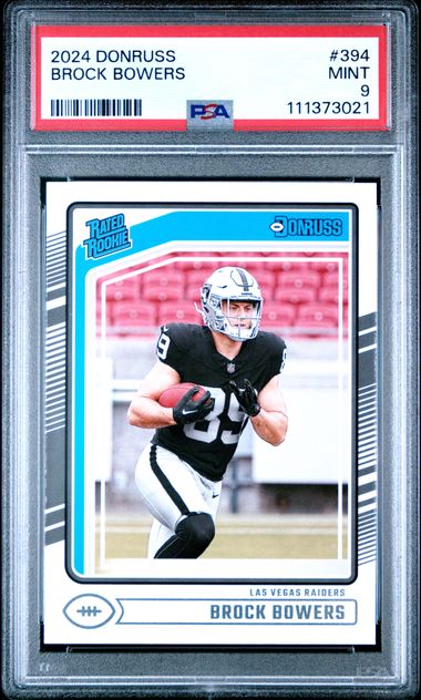 2024 Panini Donruss Brock Bowers #394 Mint 9 front