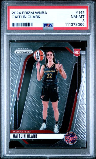 2024 Panini Prizm Wnba Caitlin Clark #145 Nm-Mt 8 front