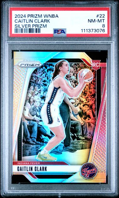 2024 Panini Prizm Wnba Caitlin Clark #22 (Silver Prizm) Nm-Mt 8 front