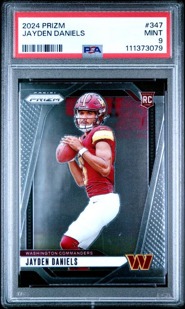 2024 Panini Prizm Jayden Daniels #347 Mint 9 front
