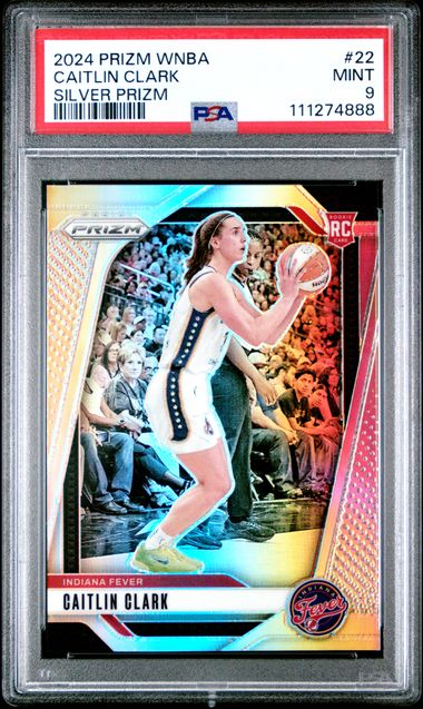 2024 Panini Prizm Wnba Caitlin Clark #22 (Silver Prizm) Mint 9 front
