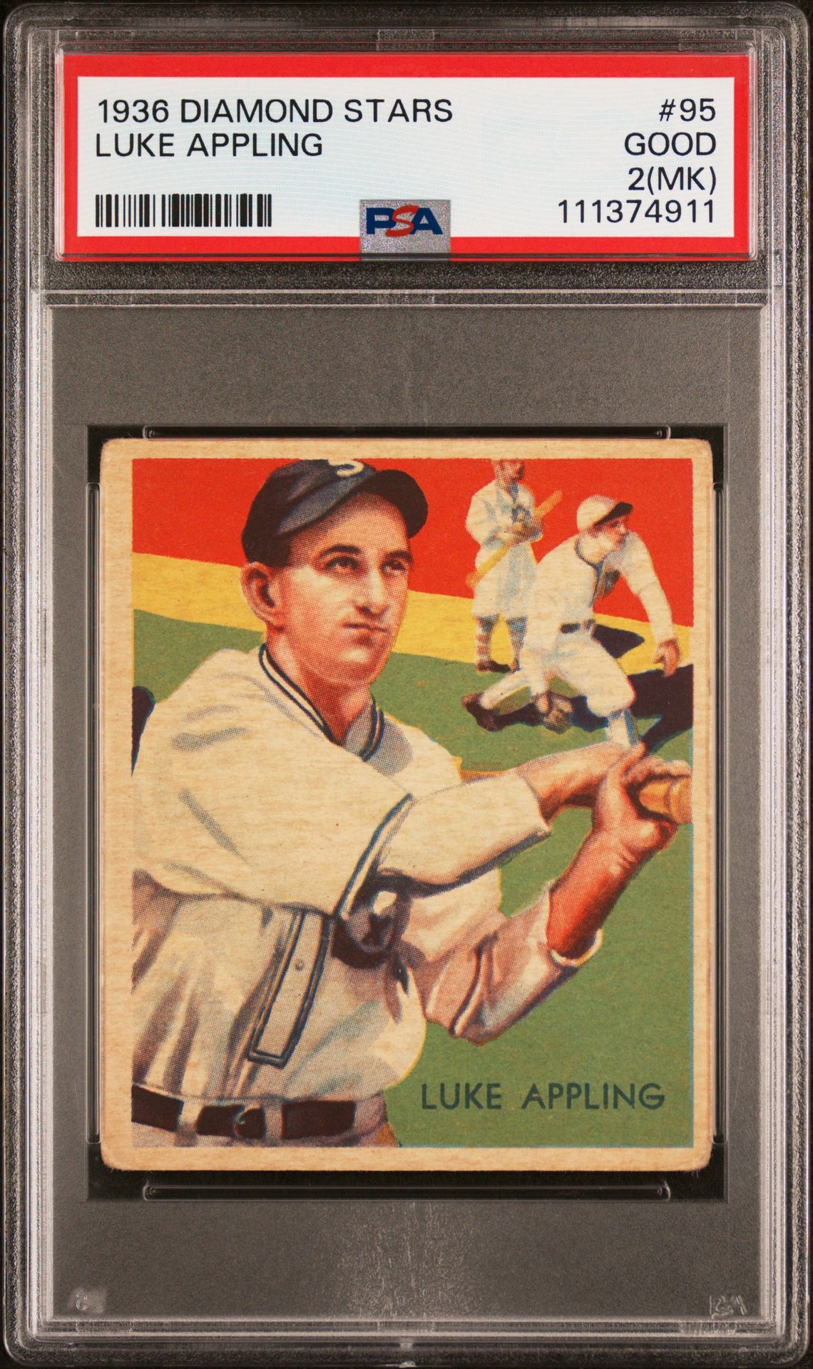 1936 Diamond Stars Luke Appling #95 Good 2 (Mk) front