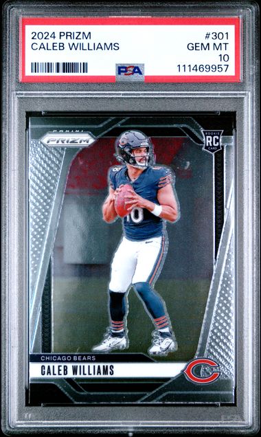 2024 Panini Prizm Caleb Williams #301 Gem Mt 10 front