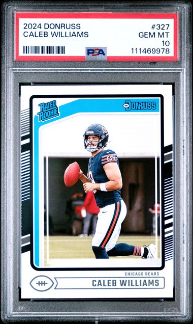 2024 Panini Donruss Caleb Williams #327 Gem Mt 10 front
