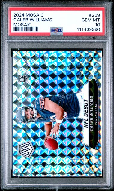 2024 Panini Mosaic Caleb Williams #289 (Mosaic) Gem Mt 10 front