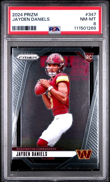2024 Panini Prizm Jayden Daniels #347 Nm-Mt 8 front