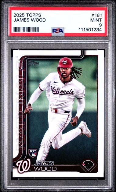 2025 Topps James Wood #181 Mint 9 front