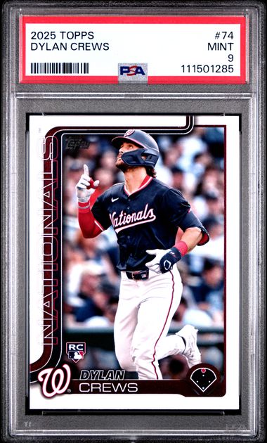 2025 Topps Dylan Crews #74 Mint 9 front