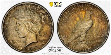 1922 $1 AU58