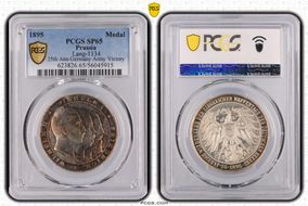 1895 Medal Lang-1134 25th Ann Germany Army Victory SP65