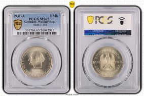 1931-A 3 Mk Stein J-348 MS65