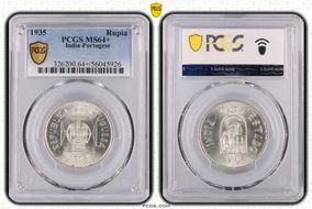 1935 Rupia MS64+