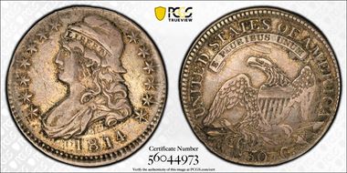 1814 50C O-106a VF35