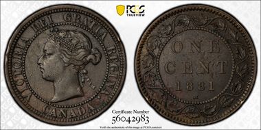 1881-H 1C Doubled Die Obv N1BN