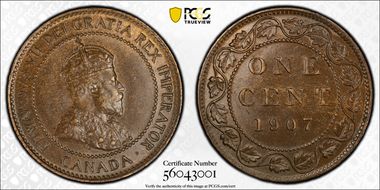 1907 1C MS63BN