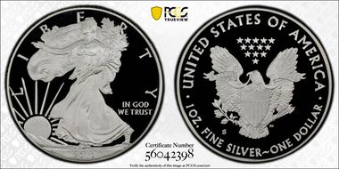 2012-S $1 Silver Eagle  75th Anniversary SF Mint Set PR70DCAM
