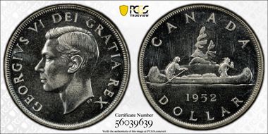 1952 S$1 No WL PL65