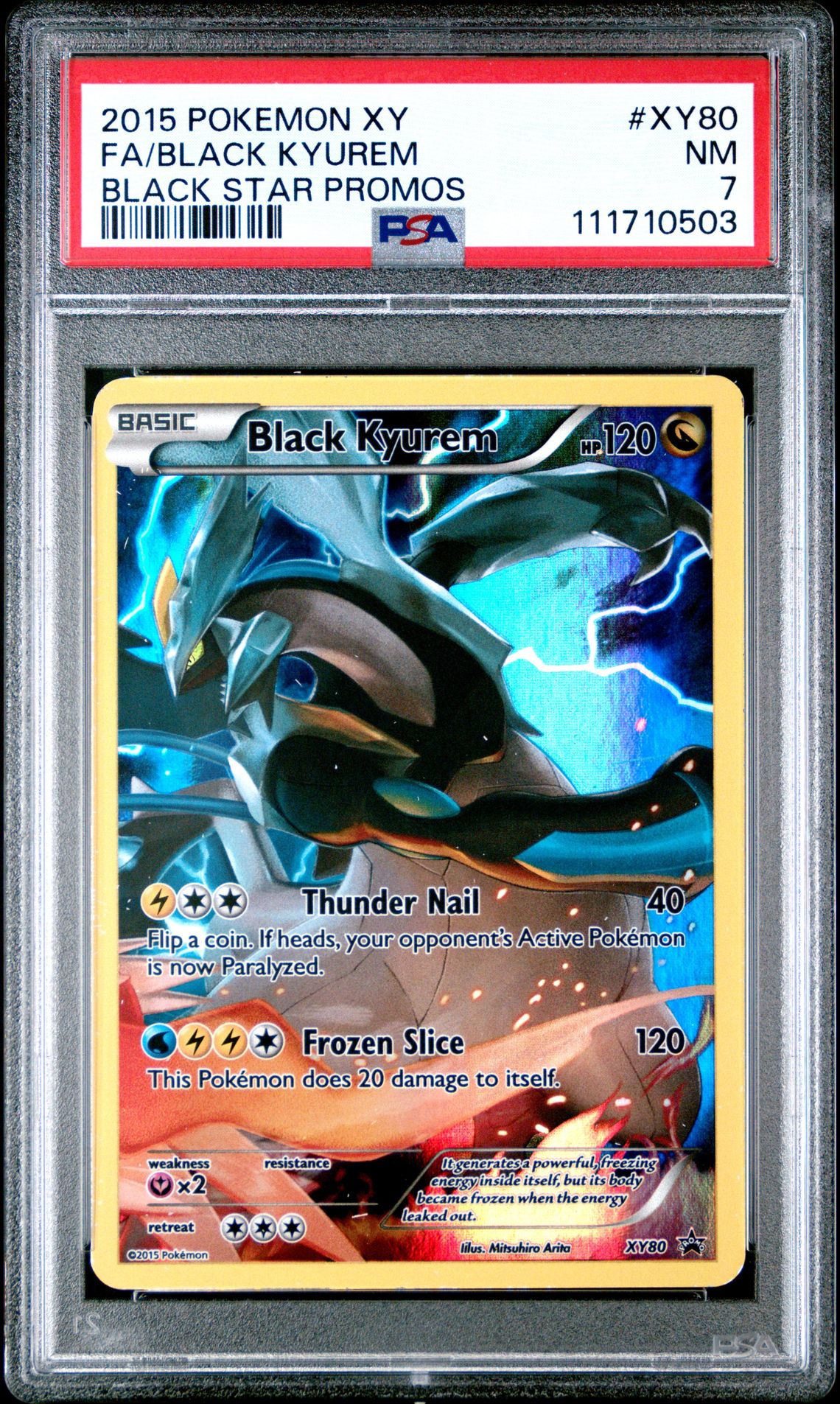 2015 Pokemon POKEMON XY BLACK STAR PROMOS #XY80 Fa/Black Kyurem front