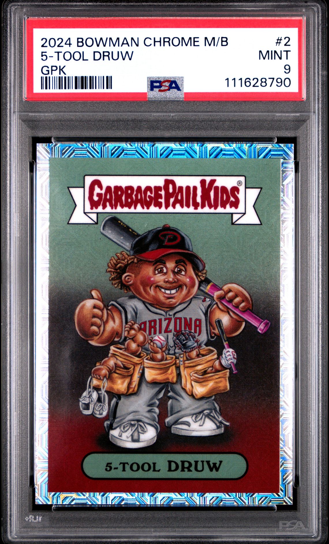 2024 Bowman Chrome BOWMAN CHROME MEGA BOX BOWMAN GPK #2 5-Tool Druw front