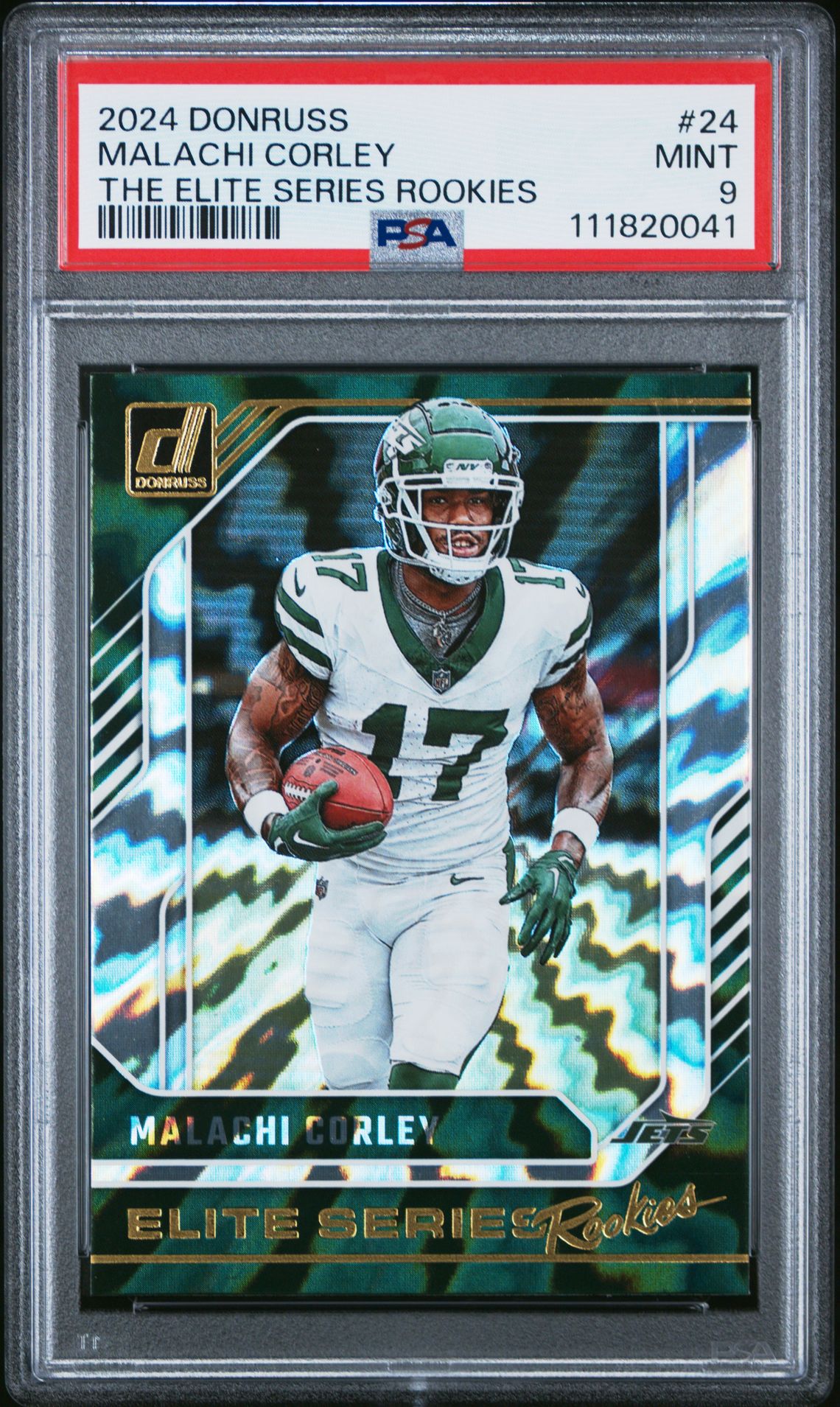 2024 Panini Donruss The Elite Series Rookies Malachi Corley #24 Mint 9 front