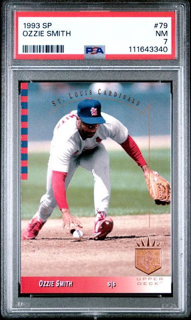 1993 SP #79 Ozzie Smith front