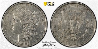 1882-O/S $1 Strong XF45