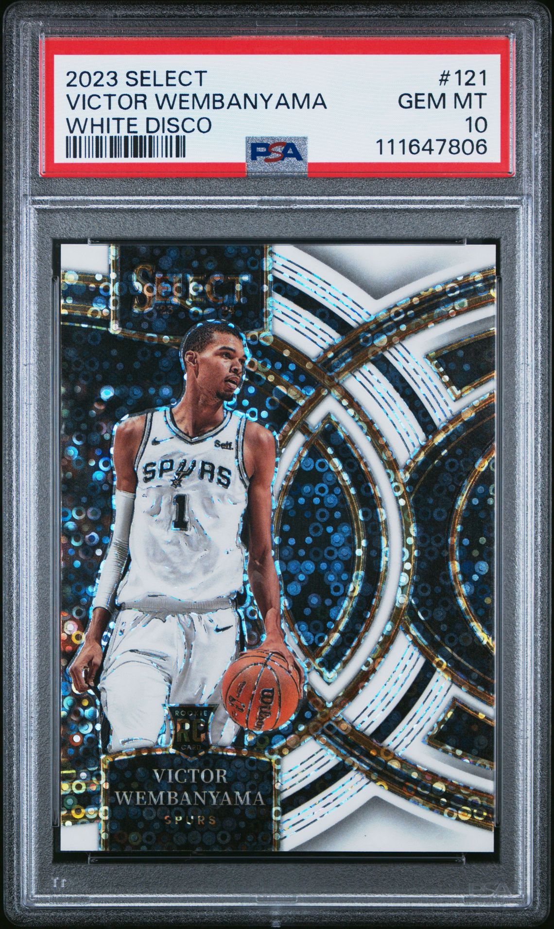 2023 Panini PANINI SELECT White #121 Victor Wembanyama front