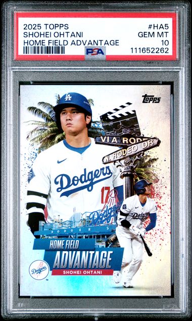 2025 Topps Home Field Advantage Shohei Ohtani #Ha5 Gem Mt 10 front