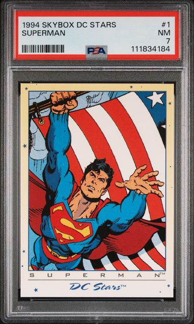 1994 SkyBox #1 Superman front