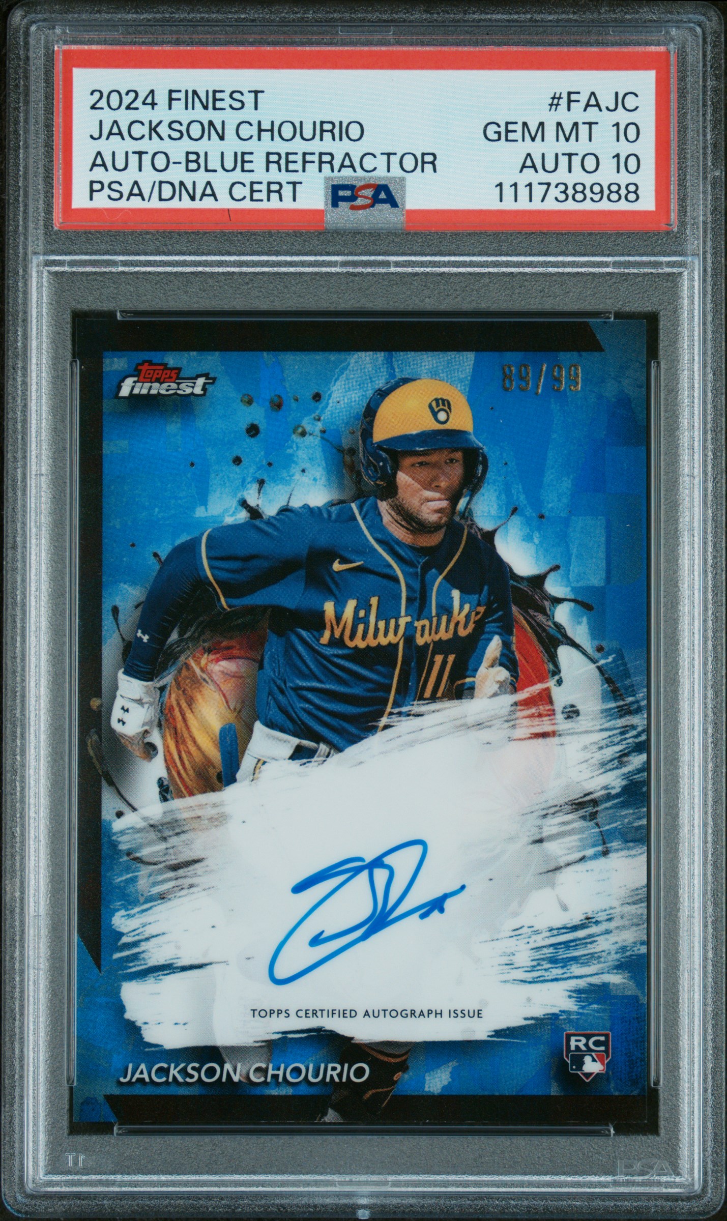 Zeppe Sports's 2024 Topps Finest Finest Autographs Jackson