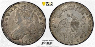 1822 50C AU55