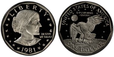 1981-S SBA$1 Type 2 PR69DCAM