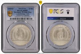 1929-F 5 Mk Constitution J-341 MS65