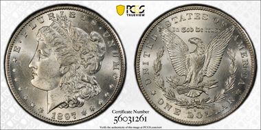 1897-S $1 MS64