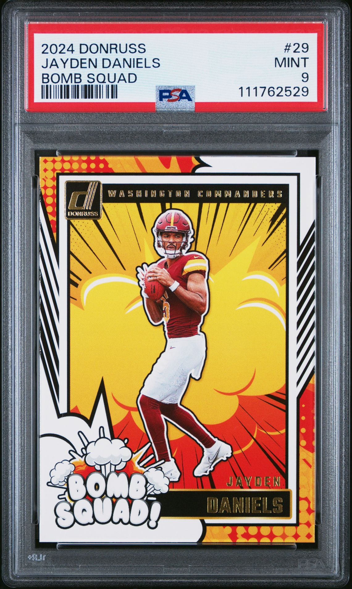 2024 Panini Donruss Bomb Squad Jayden Daniels #29 Mint 9 front