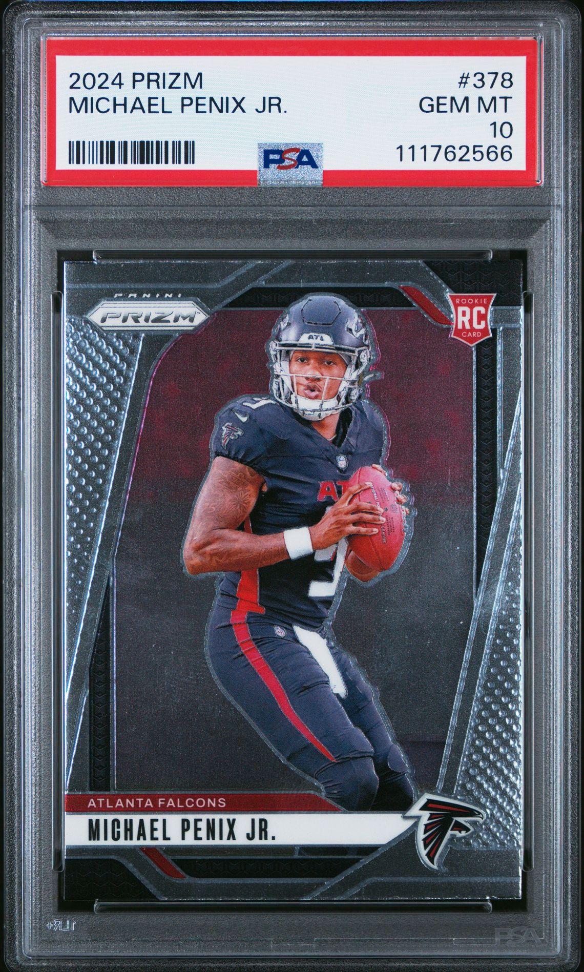 2024 Panini Prizm Michael Penix Jr. #378 Gem Mt 10 front