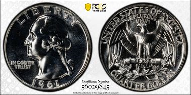 1961 25C PR66