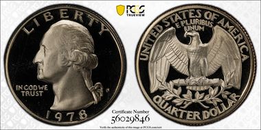 1978-S 25C PR67DCAM