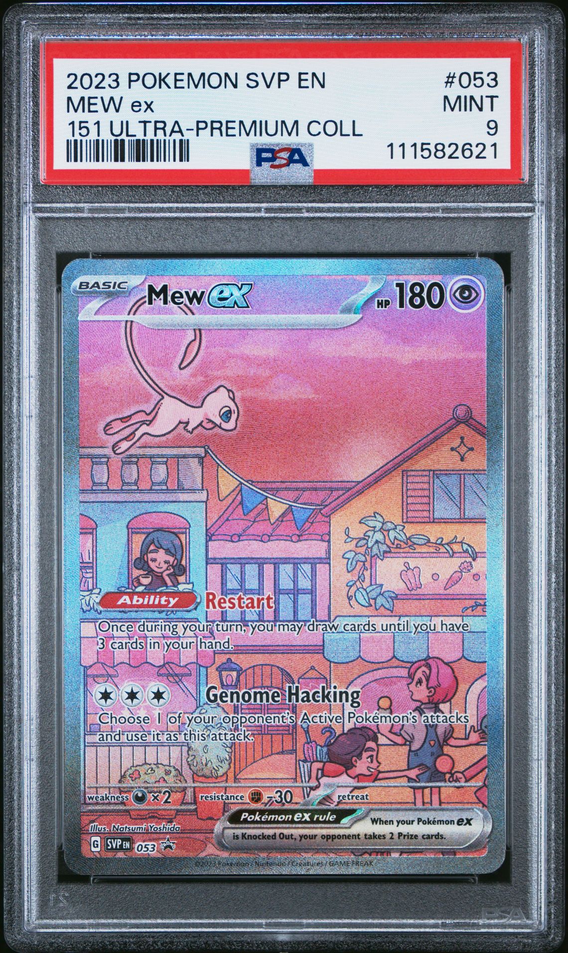 2023 Pokemon Svp En-Sv Black Star Promo Mew Ex #053 (151 Ultra-Premium Coll) Mint 9 front