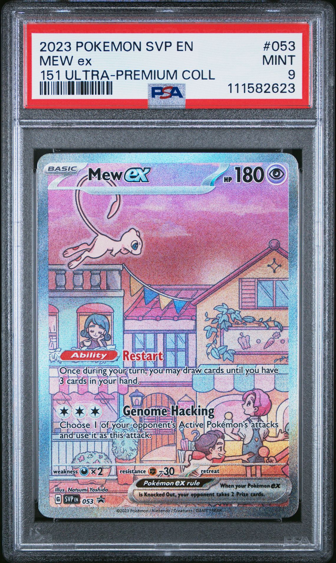 2023 Pokemon Svp En-Sv Black Star Promo Mew Ex #053 (151 Ultra-Premium Coll) Mint 9 front