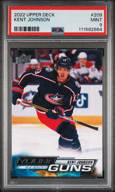 2022 Upper Deck Kent Johnson #209 Mint 9 front