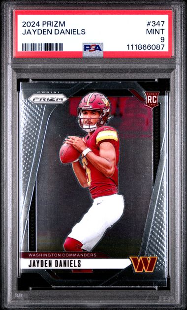 2024 Panini Prizm Jayden Daniels #347 Mint 9 front