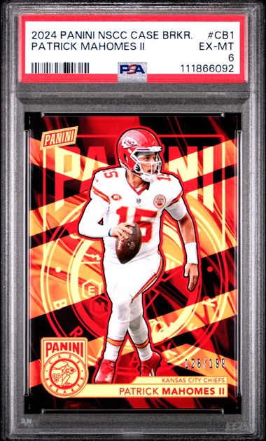 2024 Panini National Sports Collectors Convention Case Breaker Patrick Mahomes Ii #Cb1 Ex-Mt 6 front