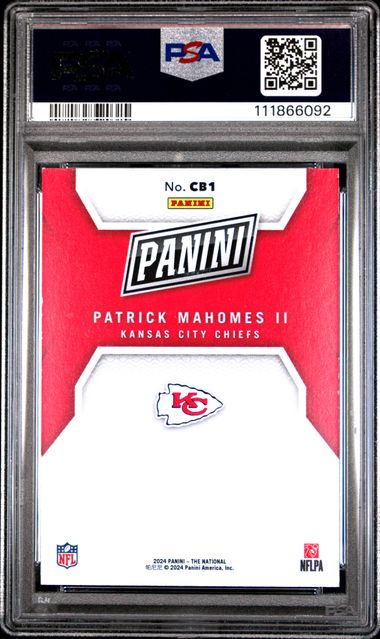 2024 Panini National Sports Collectors Convention Case Breaker Patrick Mahomes Ii #Cb1 Ex-Mt 6 back