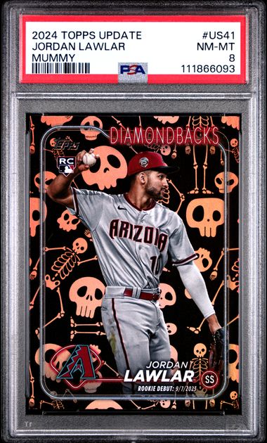 2024 Topps Update Jordan Lawlar #Us41 (Mummy) Nm-Mt 8 front