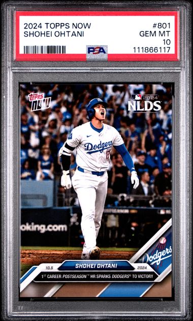 2024 Topps Now Shohei Ohtani #801 Gem Mt 10 front