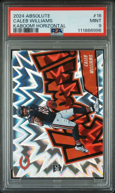 2024 Panini Absolute Kaboom! Horizontal Caleb Williams #16 Mint 9 front