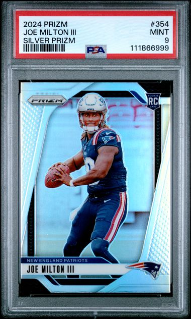 2024 Panini Prizm Joe Milton Iii #354 (Silver Prizm) Mint 9 front