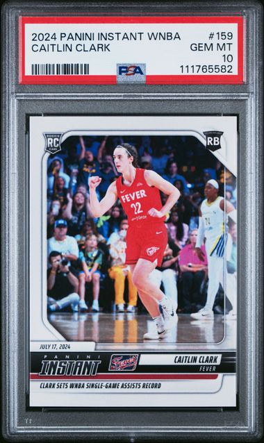 2024 Panini Instant Wnba Caitlin Clark #159 Gem Mt 10 front